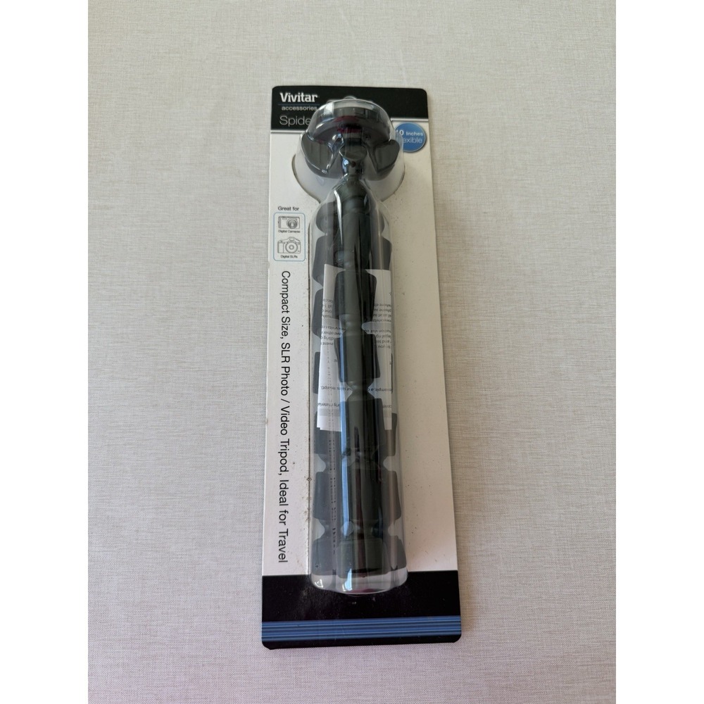 Vivitar Spider Tripod‎ 10" Flexible Mini Camera Travel Mount New Sealed